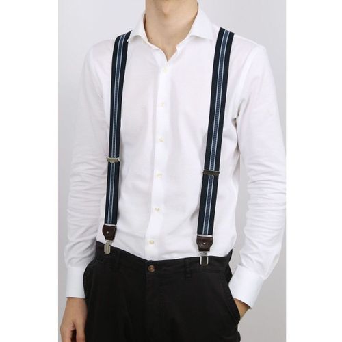 Cravates et accessoires Bretelles de Luxe Marine-Bleu Clair - Profuomo - Modalova