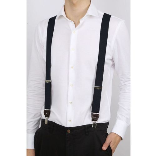 Cravates et accessoires Bretelles de Luxe Bleu Foncé - Profuomo - Modalova