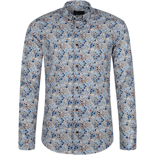 Chemise Chemise Col Américain Dessin Bleu - Suitable - Modalova