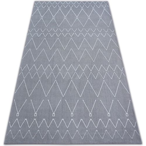 Tapis Tapis SENSE Micro 81249 ZIGZAG ETNO argentin/blanc 80x150 cm - Rugsx - Modalova
