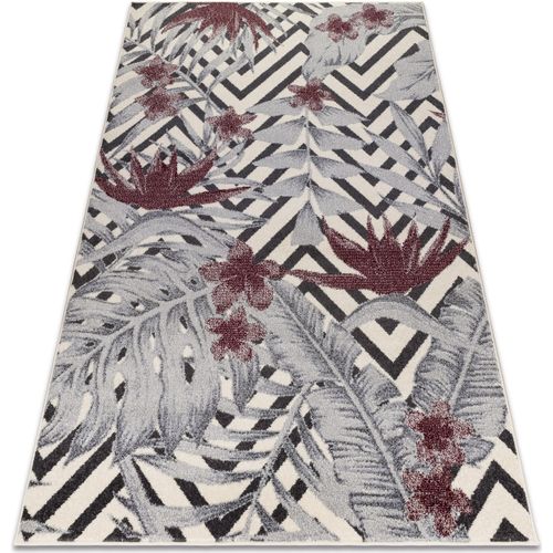 Tapis Tapis HEOS 78540 crème / bordeaux FEUILLE 160x220 cm - Rugsx - Modalova