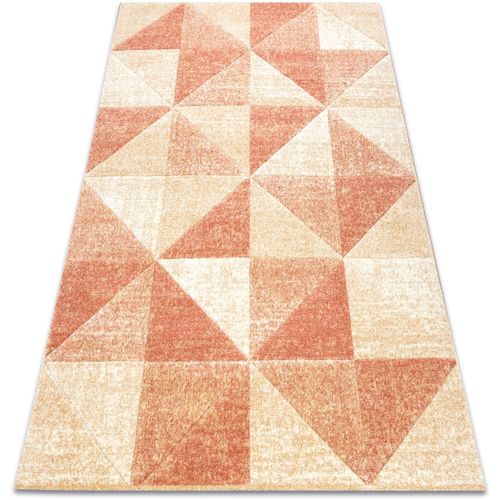 Tapis Tapis FEEL 5672/17911 Triangles beige/terre cuite 140x190 cm - Rugsx - Modalova