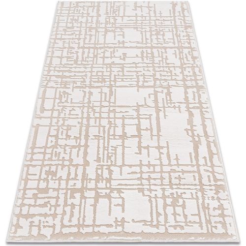Tapis Tapis ACRYLIQUE VALS 3236 Abstraction ivoire / 70x140 cm - Rugsx - Modalova