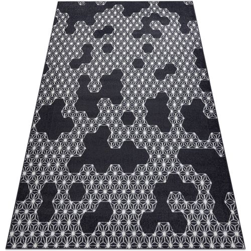 Tapis Tapis HEOS 78547 anthracite / crème HEXAGONE, 160x220 cm - Rugsx - Modalova