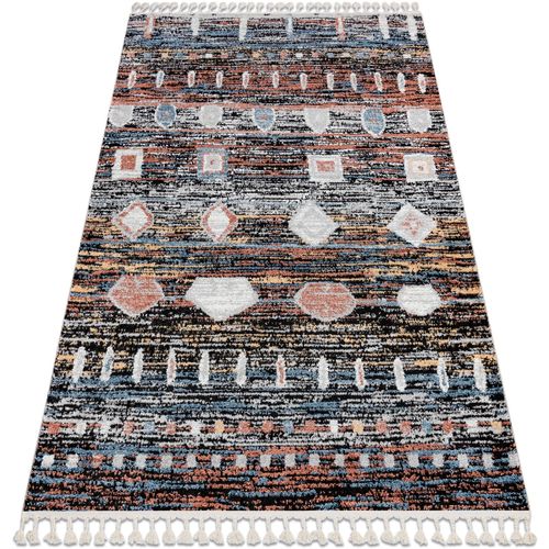 Tapis Tapis moderne BELLE BR36A noir et rose 200x290 cm - Rugsx - Modalova