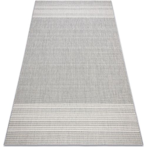 Tapis Tapis SIZAL FLAT 48829637 chevrons gris 200x290 cm - Rugsx - Modalova