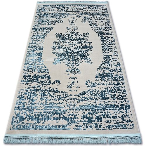 Tapis Tapis ACRYLIQUE MANYAS 192AA Gris/Bleu franges 160x230 cm - Rugsx - Modalova