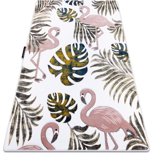 Tapis Tapis PETIT GARDEN FLAMINGOS FEUILLES DE MONSTERA 200x290 cm - Rugsx - Modalova