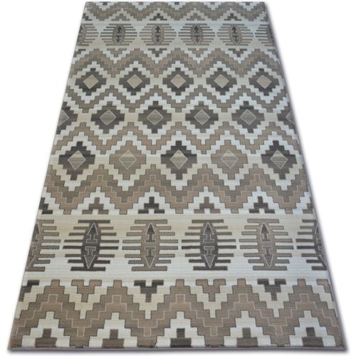 Tapis Tapis ARGENT - W4809 Losanges Beige 133x190 cm - Rugsx - Modalova
