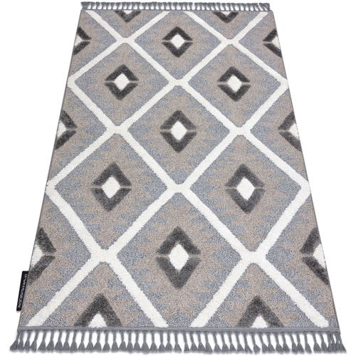 Tapis Tapis MAROC P651 Diamants gris / blanc 120x170 cm - Rugsx - Modalova
