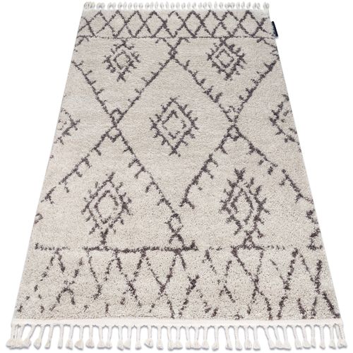 Tapis Tapis BERBER FEZ G0535 crème et marron 240x330 cm - Rugsx - Modalova