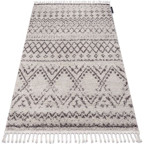 Tapis Tapis BERBER RABAT G0526 crème et marron 240x330 cm - Rugsx - Modalova