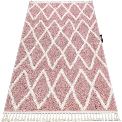 Tapis Tapis BERBER BENI rose Franges berbère marocain 180x270 cm - Rugsx - Modalova