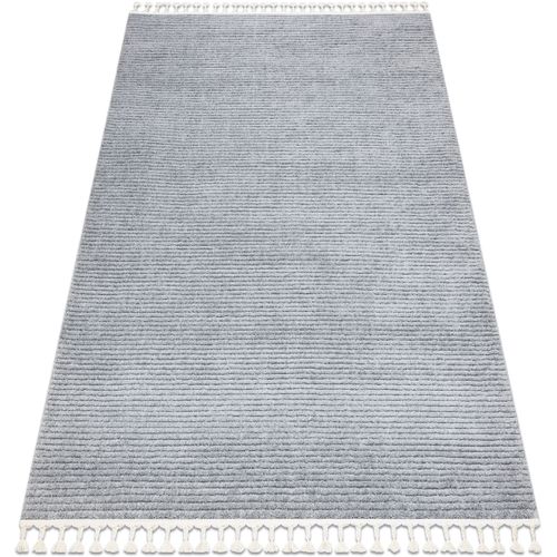 Tapis Tapis SEVILLA PC00B rayures gris Franges berbère 180x270 cm - Rugsx - Modalova