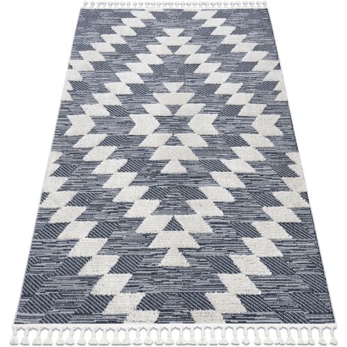 Tapis Tapis SEVILLA Z250A diamants bleu / gris 140x190 cm - Rugsx - Modalova