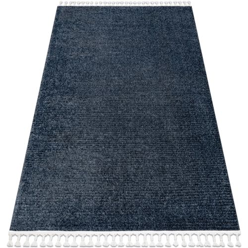 Tapis Tapis SEVILLA PC00B rayures bleu Franges berbère 180x270 cm - Rugsx - Modalova