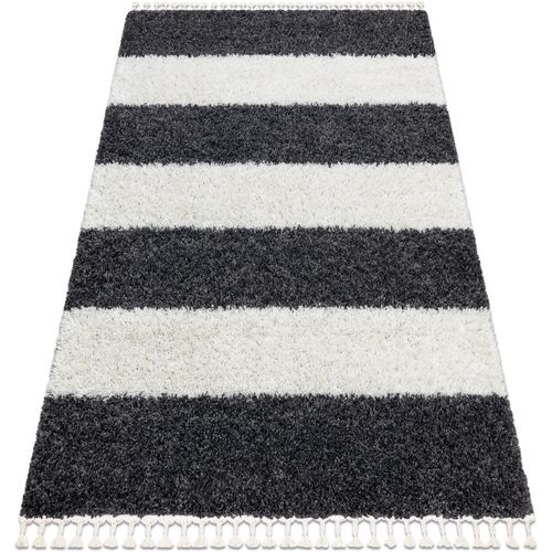 Tapis Tapis UNION 4079 Rayures gris et crème 160x220 cm - Rugsx - Modalova