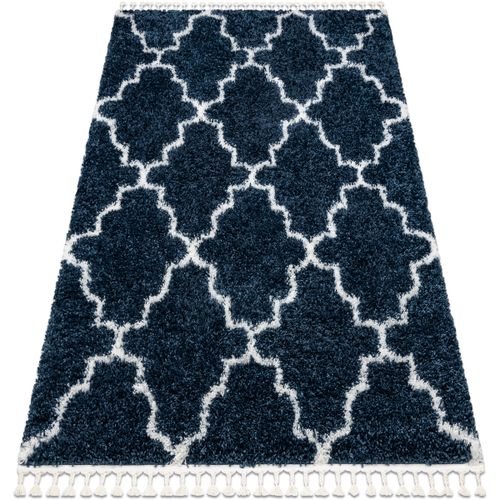 Tapis Tapis UNION 3488 Trèfle marocain Trellis bleu 140x190 cm - Rugsx - Modalova