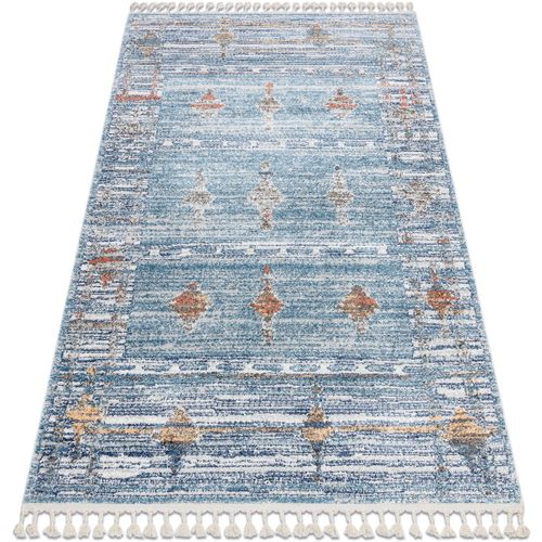 Tapis Tapis moderne BELLE BF13C bleu et beige 140x190 cm - Rugsx - Modalova