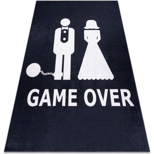 Tapis Tapis lavable BAMBINO 2104 'Game over' mariage, 120x170 cm - Rugsx - Modalova