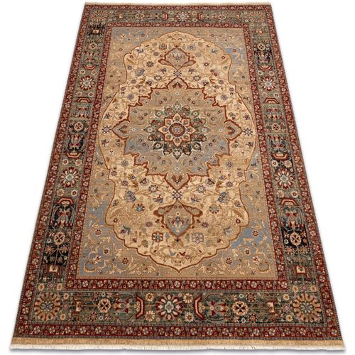 Tapis Tapis en laine KESHAN franges, Rosette oriental 200x290 cm - Rugsx - Modalova