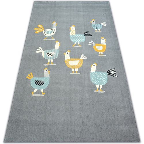 Tapis Tapis PASTEL 18413/072 - Poules Poulettes Coqs 120x170 cm - Rugsx - Modalova