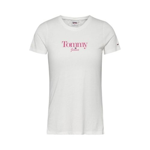T-shirt T Shirt Ref 57225 YBL Ecru - Tommy Jeans - Modalova