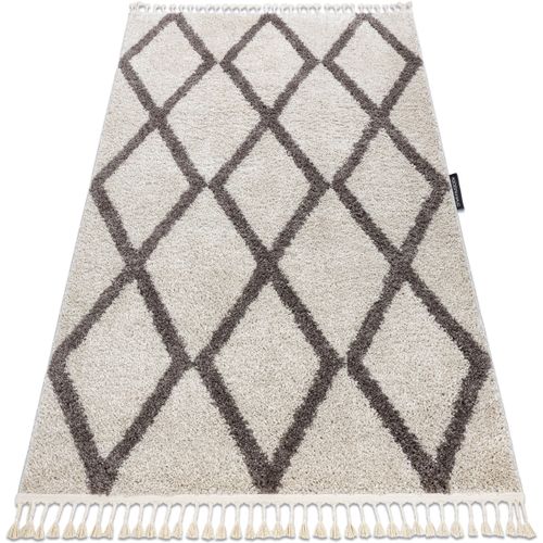 Tapis Tapis BERBER TROIK crème Franges berbère marocai 80x150 cm - Rugsx - Modalova