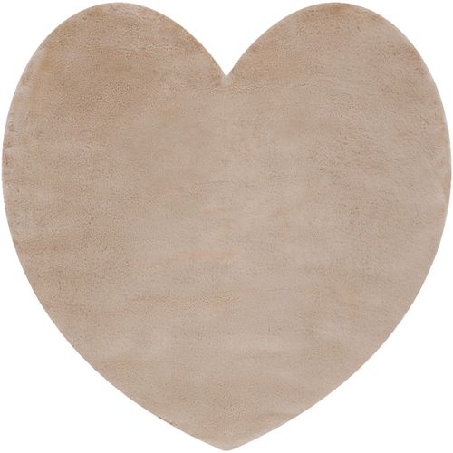 Tapis Tapis SHAPE 3105 Shaggy Cœur - beige 80x80 cm - Rugsx - Modalova