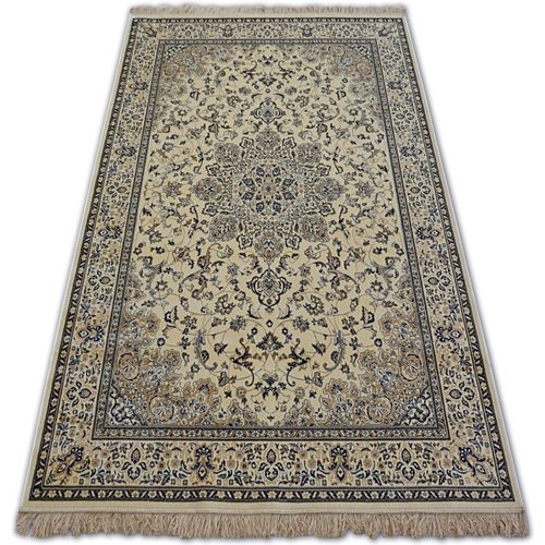 Tapis Tapis WINDSOR 22915 ROSETTE JACQUARD ivoire/bleu 60x100 cm - Rugsx - Modalova
