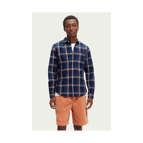 Chemise Chemise Bleu A Carreaux - Scotch & Soda - Modalova