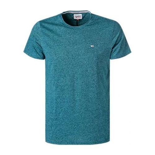 T-shirt T Shirt chine Tommy Jeans Ref 57324 CWJ bleu - Tommy Hilfiger - Modalova