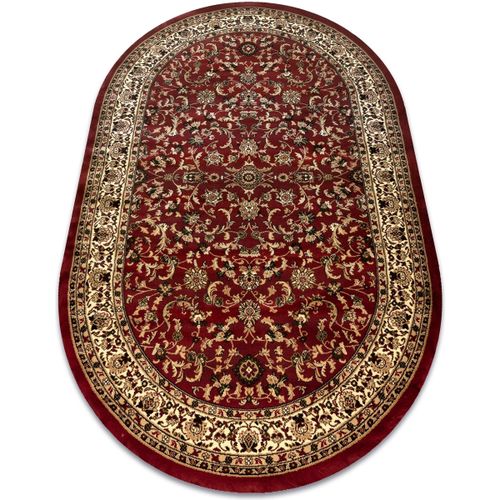 Tapis Tapis ROYAL ADR ovale modèle 1745 bordeaux 200x290 cm - Rugsx - Modalova