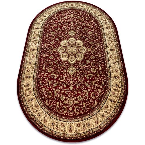 Tapis Tapis ROYAL ADR ovale modèle 521 bordeaux 200x290 cm - Rugsx - Modalova