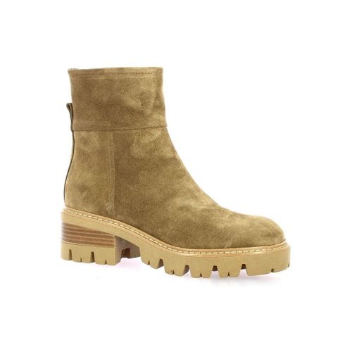 Bottines Pao Boots cuir velours - Pao - Modalova