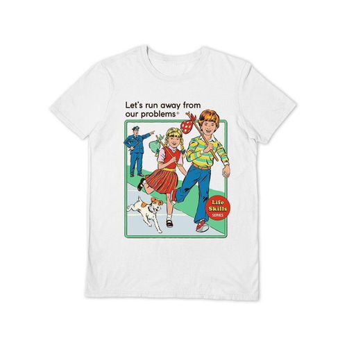 T-shirt Let's Run Away - Steven Rhodes - Modalova