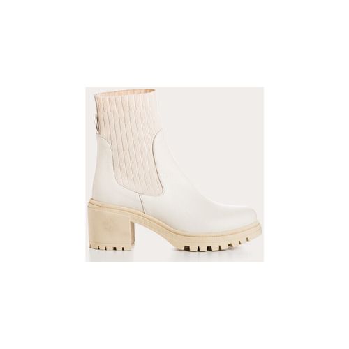 Bottines - Bottines DITA Cuir Grainé Blanc - Reqin's - Modalova