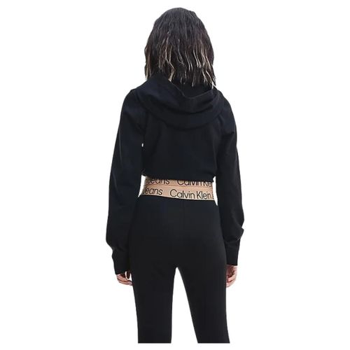 Sweatshirts à capuche Sweat A capuche court Ref 57713 BEH noir - Calvin Klein Jeans - Modalova
