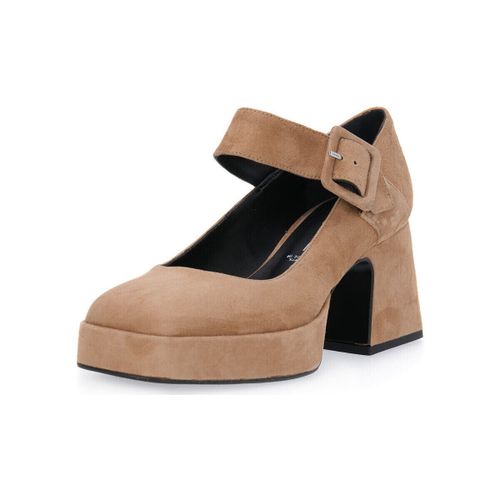 Chaussures escarpins CAMOSCIO CAMEL - Silvia Rossini - Modalova