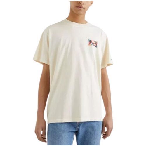 T-shirt T Shirt Ref 56505 Ancient White - Tommy Jeans - Modalova