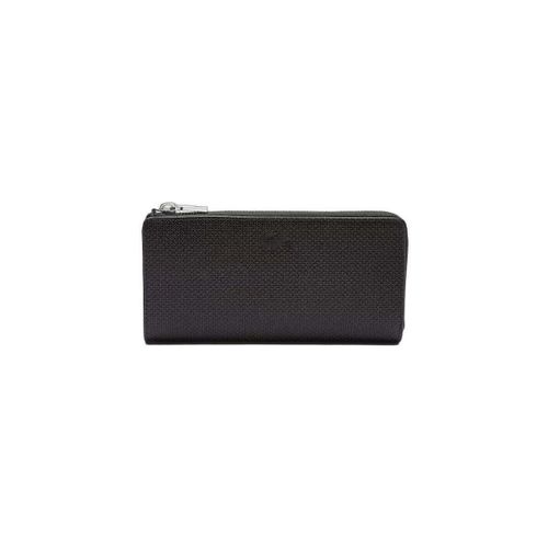 Portefeuille Compagnon cuir piqué Chantaco - Lacoste - Modalova