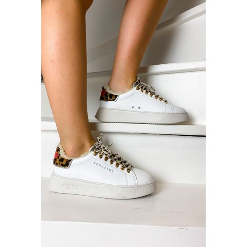 Baskets Baskets J.CONNORS White and Sand Animalier - Serafini - Modalova
