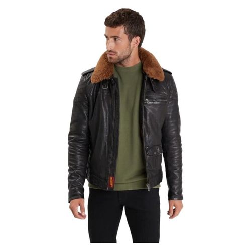 Blouson Blouson Pirate en cuir Ref 57955 Noir - Daytona - Modalova