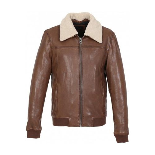 Blouson Blouson en cuir Trader Ref 57665 Tan - Oakwood - Modalova
