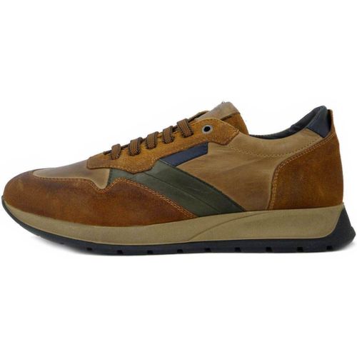 Baskets Chaussures, Sneaker, Cuir, Semelle Amovible - 730CU - Exton - Modalova