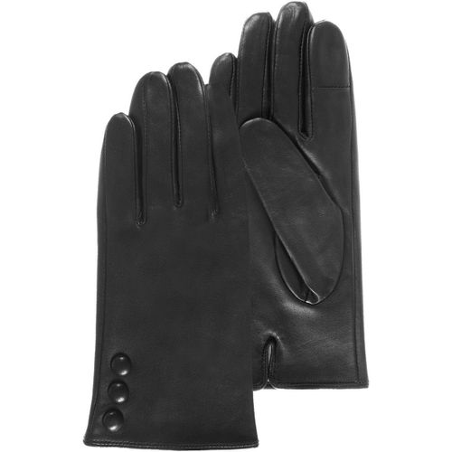 Gants Gants tactiles en cuir d'agneau pleine fleur - doublés soie - Isotoner - Modalova
