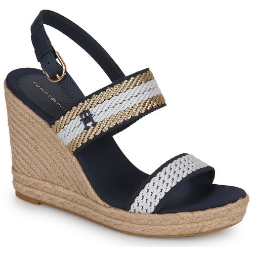 Sandales compensées GOLDEN WEBBING WEDGE - Tommy Hilfiger - Modalova