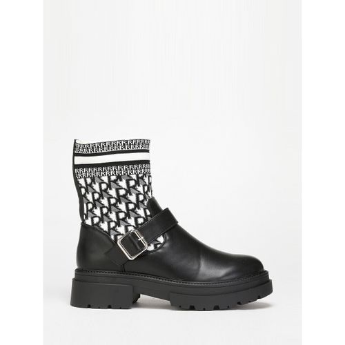 Bottines Bottines - Noir / Blanc - La Modeuse - Modalova