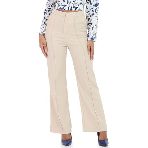 Pantalon Pantalons - Beige - La Modeuse - Modalova