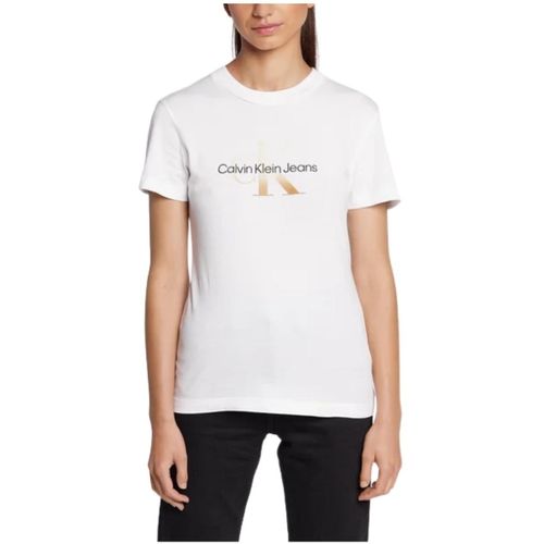 T-shirt T shirt Ref 58347 Yaf Blanc - Calvin Klein Jeans - Modalova